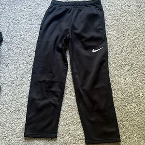 Boys Nike Black Dri Fit Fleece Lined Pants, Sweatpants, Joggers, Size 7